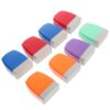 8pcs Portable Teachers Comment Stamp Set Abs Multi Use