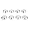 8pcs Silver Carbon Steel Speaker Base with Shockproof Isolation