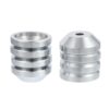 8pcs Speaker Base Pad Isolation Stand Silver Carbon Steel