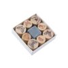 8 Pcs Vintage Wooden Stamp Flower Stamper with Stamp Crapbooking Stamp Card Making Journal Planner Scrapbooking Butterfly Flower Wood