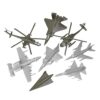 8 Piece Small Airplane Model Set for Collectors