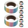 8 Rolls Color Coding 8 Writable Self Adhesive Copper Plated Paper