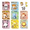 8 Set Puzzle Sticker, Colorful Animal Pattern, PVC Adhesive