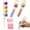 9-Piece Perler Bead Pen Set, 2 Dispensers with 4 Bead Hoppers