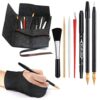 9-Piece Scratch Art Tools Set with Dual-Tip Pens, Stylus, Scraper & Glove