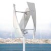 9000W Low Noise Vertical Wind Turbine, 3 Phase AC Energy Generator for Marine, RV, Home, and Industrial Use