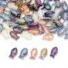 90 Pcs Fish Glass Beads Fish Spacer Beads Charms Pony Bead Great DIY Craft Accessories for Jewelry Making Bracelet Necklace Supplies
