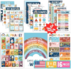Hadley Designs 16 Educational Posters for Classroom Decor – Boho Educational Posters for Toddlers 1-3, Toddler Learning Posters for Kids Ages 3-5, Kindergarten & Preschool Classroom Must Haves