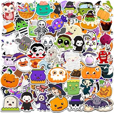 Halloween Party Favors, Halloween Stickers,100PCS Vinyl Waterproof Stickers