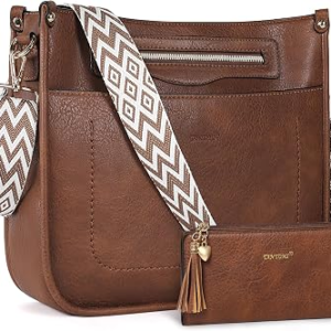 TANTOMI Womens 2Pcs Crossbody Bags