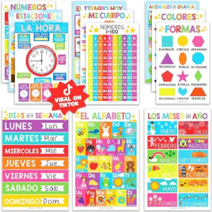 Spanish Posters for Classroom Must Haves, Abecedario Para Niños en Español