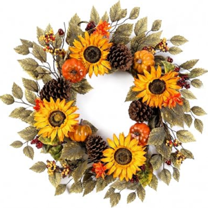 PINKPUM 20″” Fall Wreath