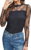 WIHOLL Womens Mesh Tops