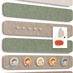 Fwpelt Mini Cork Board Strips for Walls, Small Corkboards for Wall