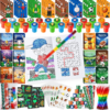 BenLouis 192Pcs Sports Coloring Set for Kids Party Favors