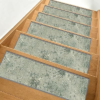 Non Slip Stair Treads for Wooden Steps 15 Pack 8″x30″ Washable Carpet