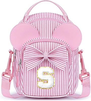 QLOVEA Initial Purse Crossbody Bag