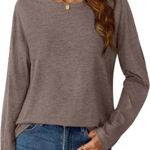 GKBK Long Sleeve Crew Neck Basic Shirts