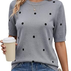 APROLIVE Short Sleeve Sweater