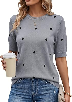 APROLIVE Short Sleeve Sweater