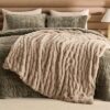 Bedsure GentleSoft Double-Sided Faux Rabbit Fur Throw Blanket