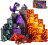 GobiDex Dinosaur Magnetic Tiles Set, Lava Cave Dinosaur Toys for Kids 3+ | Magnetic Blocks Building Set, STEM Construction Toys, Dinosaur World Adventure Playset with Lava Cave Scenes for Kids