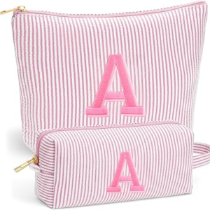 FOHUFO Personalized Makeup Bag Set