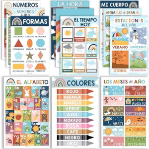 Spanish Posters for Classroom Must Haves, Abecedario Para Niños en Español