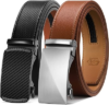 ZITAHLI Leather Ratchet Belt 2 Pack