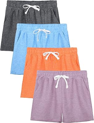 JORHIG 4-5 Pack Girls Shorts