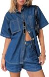BISUAL Womens Denim Set