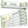 Hadley Designs Desk Name Tags for Classroom –25 Student Name Tags for Desks, 13×3″ Name Plates for Classroom Decor, Teacher Supplies, Greenery Nametags, 1st-3rd Grade Kindergarten Preschool Must Haves
