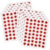 9600pcs / 200Sheets Silver Star Stickers, Reward Stickers for Classroom (Red,960 Pieces)