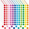 9600Pcs Dot Stickers 0.5Inch Colored Dot Stickers Circle Sticker,Colorful