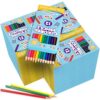 96 Pack Colored Pencils Bulk, Color Pencils for Kids Classroom, 1152 Count
