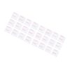 96pcs Disposable Eyebrow Template 2 Boxes Non-woven White