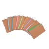 9pcs Colorful Loose-leaf Iron Ring Ruled Index Note Cards