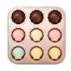9 Slot Baking Pan, Non Stick Cupcake Tray, Baking Tray for Cupcake Molds