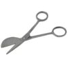 A2Z 5 Inch Duckbill Appliqué Scissors, Stainless Steel Fabric Trimming Scissors for Sewing, Quilting, Embroidery & Patchwork, Craft Scissors for Appliqué Work & DIY Projects