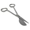 A2Z Duckbill Appliqué Scissors with Curved Offset Handle, Stainless Steel Fabric Trimming Scissors for Sewing, Quilting, Embroidery & Patchwork, DIY Projects 5 Inch Craft Scissors