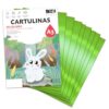 A3 Green Metallized Card 230g Card with Reflective Gloss for Crafts, Scrapbooking, Inkjet and Laser Printers, School and Teaching - SIDI (Green Metallised, 250h)