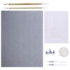 A3 Waterproof Drawing Board Set - Polypropylene with Slope and Brush Included Reusable Watercolor Painting Kit for Drawing and Learning Random Color Options