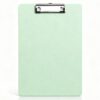 A4 Clipboard, Plastic Writing Board with Strong Clip for Office School Documents.Durable Plastic Build, Strong Metal Clip, Lightweight, A4 Standard Size, Multiple Color Options (1, A4-Light Green)