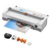 A4 Laminating Machine 9 Inches 6 in 1 Multifunction with Trimmer Rounder Puncher Binding Hoop