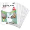 A4 White 185g Card Paper for Crafts, Scrapbooking, Inkjet and Laser Printers, School and Teaching - SIDI (White, 125h)