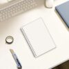 A5 Notebook Spiraled Graph Grids Paper Ruled Blank Journal Notebook(Blank)