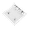 A8 Mini 3 Ring Binder Cover with Pockets and Snap Closure