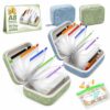 A8 Waterproof Pill Pouch Organizer Set for Travel 14 Color Coded Bags