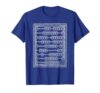 Abacus Beads Numbers Math Graphic Design T-Shirt, Men, Royal Blue, X-Large