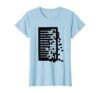 Abacus Scattered Beads School Math Graphic T-Shirt, Women, Baby Blue, Large